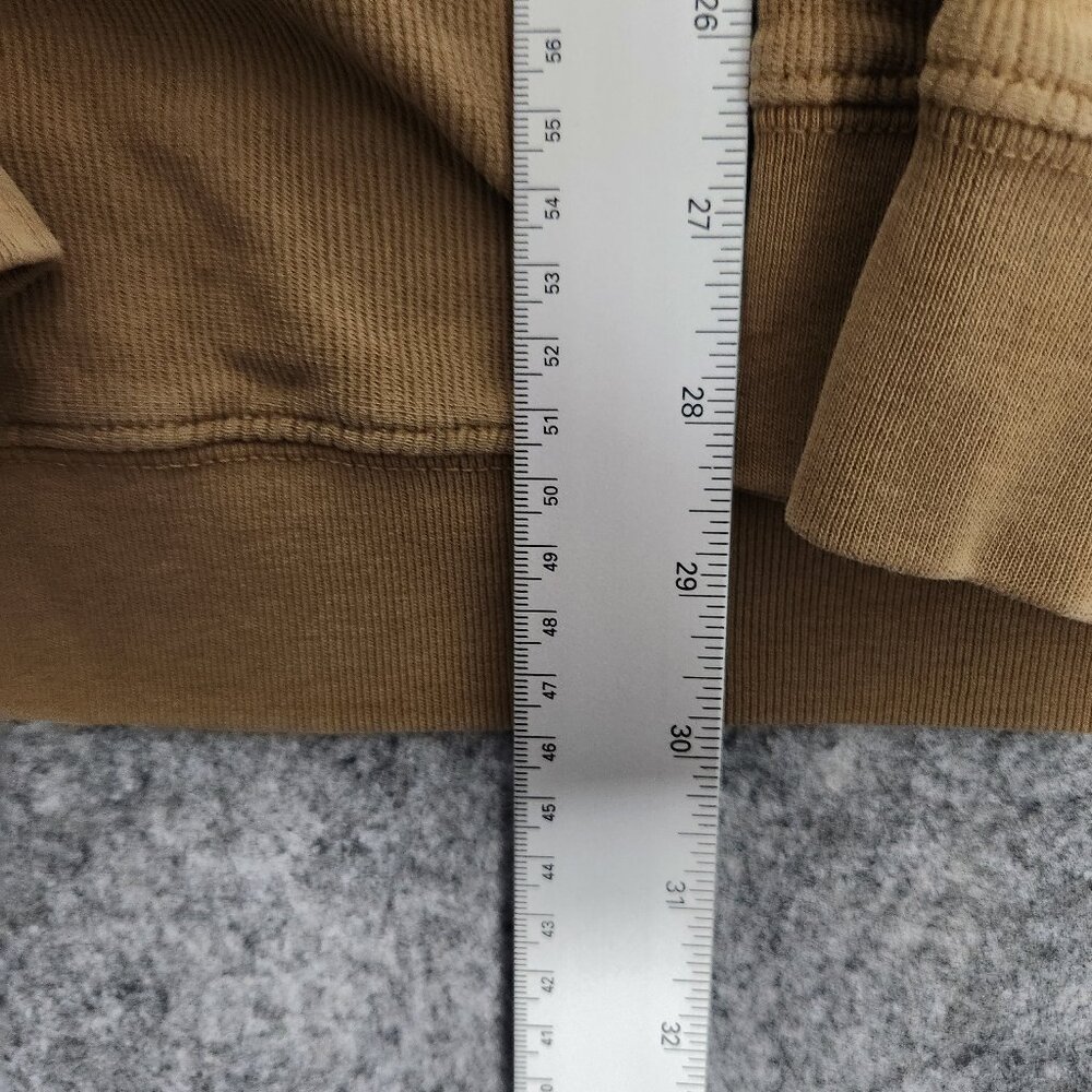 Woolrich Pullover Sweater 8090 Dark Brown Quarter Zip‎ Long Sleeve Mens Size XXL - Picture 4 of 7